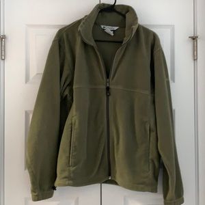 Olive green Columbia zip up